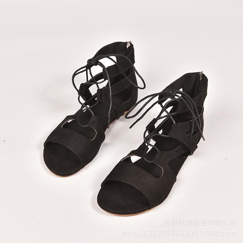 Летние сандалии женские с перекрестными шнурками на плоской подошве, модные дизайнерские женские сандалии-гладиаторы на шнуровке с ремешком, обувь Zapatos Mujer