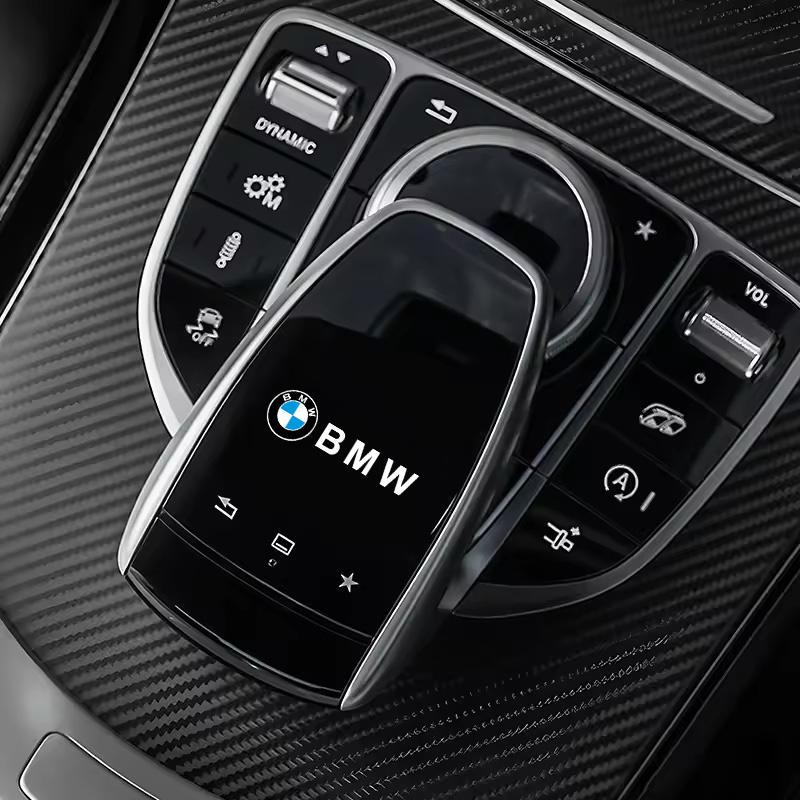 KYLZ4 5/10pcs For BMW X1 X3 X5 X6 G01 G05 G06 G08 G20 G21 G30 G31 Car Interior Sticker Central control Decals Emblem Badge Car Styling