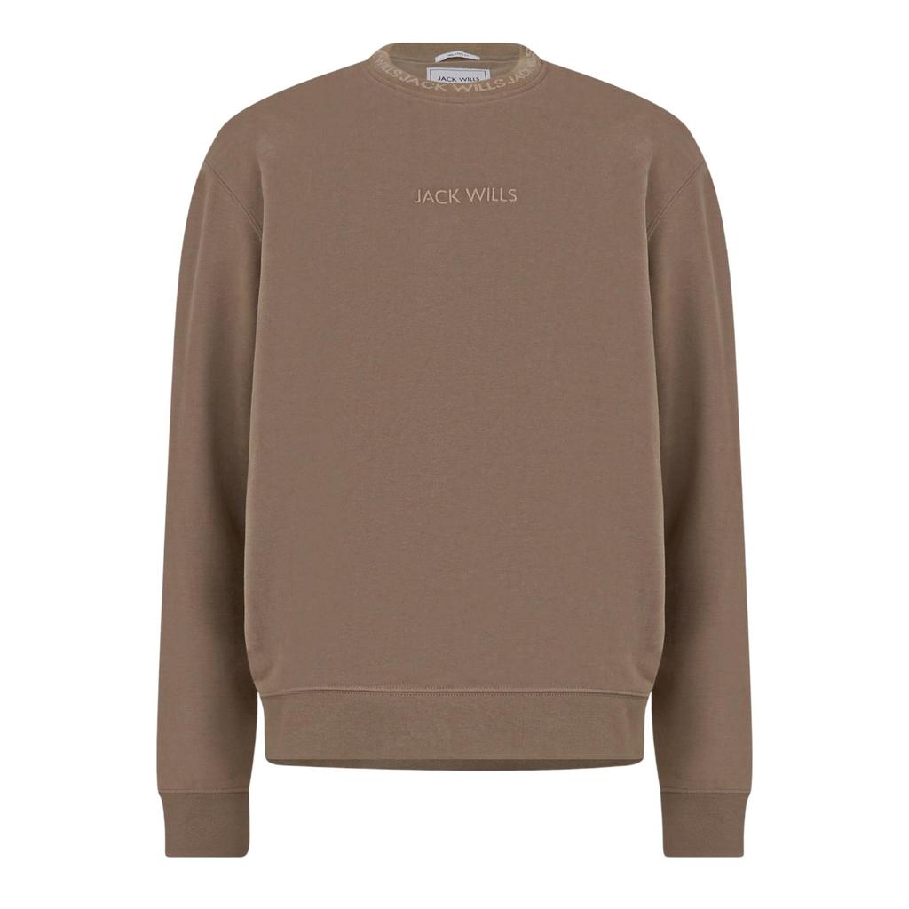 Jack Wills Mens Jacquard Crew Neck Sweatshirt