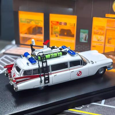 Модель YS 1:64 Фильмовая версия Охотников за привидениями Gen1 Литая модель автомобиля