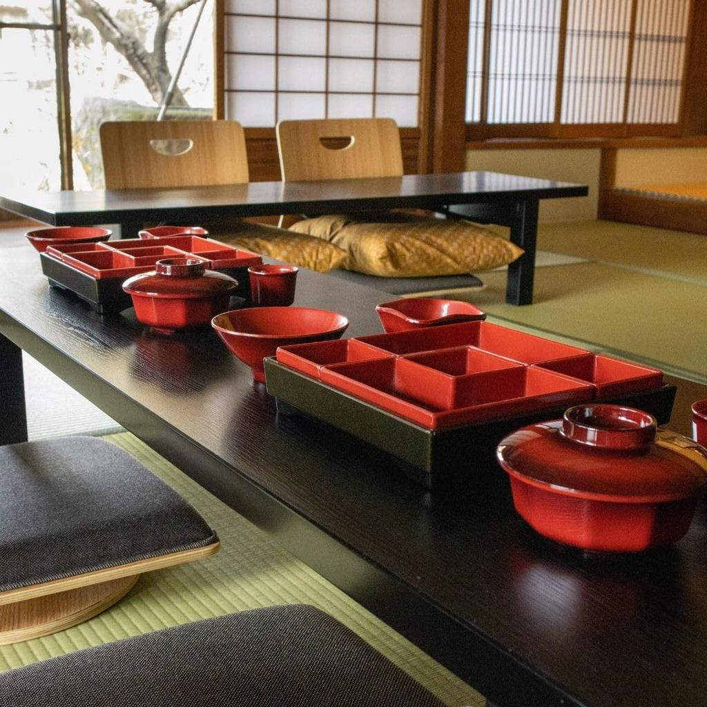 Thunder Group Набор широких чашек Очоко высотой 5 см Меламиновая посуда Коммерческий продукт 12 штук 5,7 см (Чашки для саке), Посуда, похожая на лаковую, безопасная,