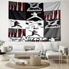 Custom Name Baseball Print Tapestry, Backdrop, Easy Setup, Ideal for Bedroom, Office & Living Room, with Aesthetic Wall Hanging Decor.