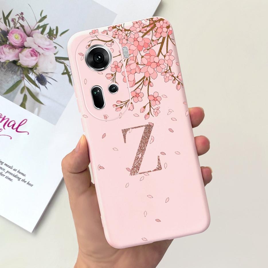 Чехол для Oppo Reno 11 5G Reno11 F Милая корона Буквы Чехол Мягкий силиконовый чехол для телефона Для Oppo Reno11 Pro Reno 11F Задняя крышка Сумки