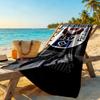 Eintracht Frankfurt Personalized Text Beach Towel High Absorbency Quickdry Portable For Swimmingbeachcamping Travel Beach Accessoriesgym