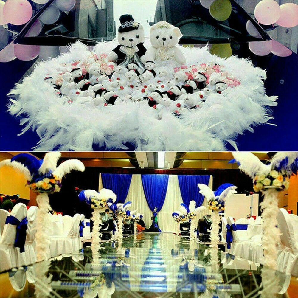 Grament Accessaries Apparel Fabric Christmas Tree Decor Feathers Feather Boa Strip Xmas Ribbon