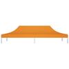 Toit de tente de réception 6x3 m Orange 270 g m²