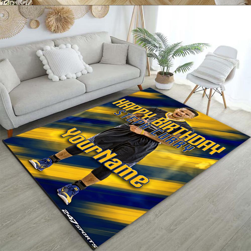 Curry Personalized Name Carpet Suitable For Study Room Game Room Living Rooms Entryway Antislip Rug Anime Office Decor