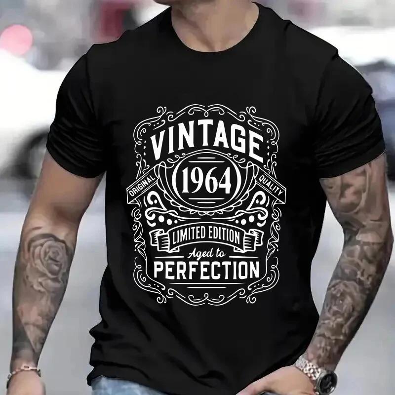 Футболки на 40-летие, винтажные футболки 1984 года «Aged to Perfection», футболки 20/30/50/60/70/80, топы унисекс, подарок 1984 года рождения