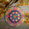 Metal Mandala Wind Spinner Outdoor Garden Decor for Christmas Easter Thanksgiving Holiday Gift No Power Needed Easy To Hang Indoor Outdoor