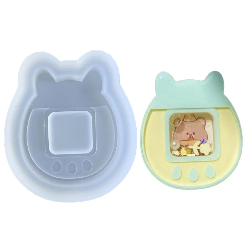 DIY котенок орнамент зыбучие пески силиконовая эпоксидная форма DIY брелок кулон ювелирные изделия ремесло форма для Валентина любовь подарок