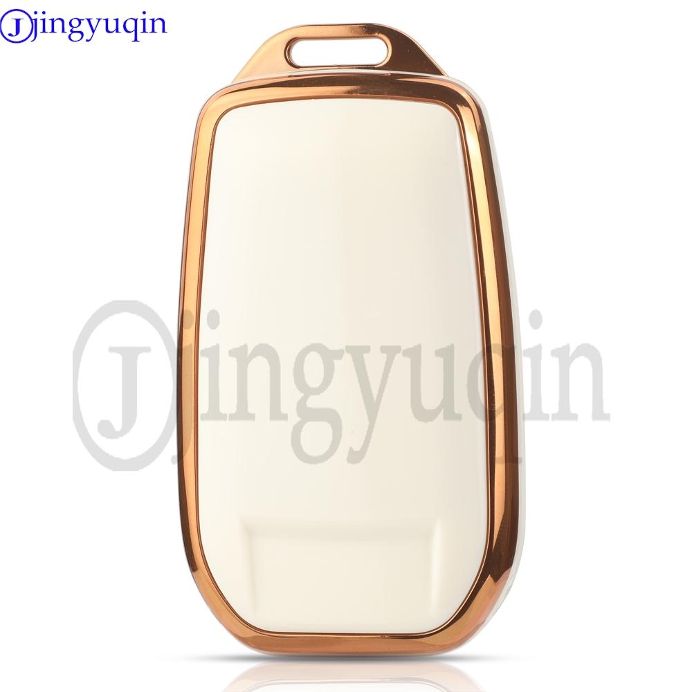 Jingyuqin Чехол-футляр из ТПУ для автомобильного пульта ДУ для Toyota Chr Hilux Fortuner Land Cruiser 200 Camry Corolla Crown Rav4 Highland