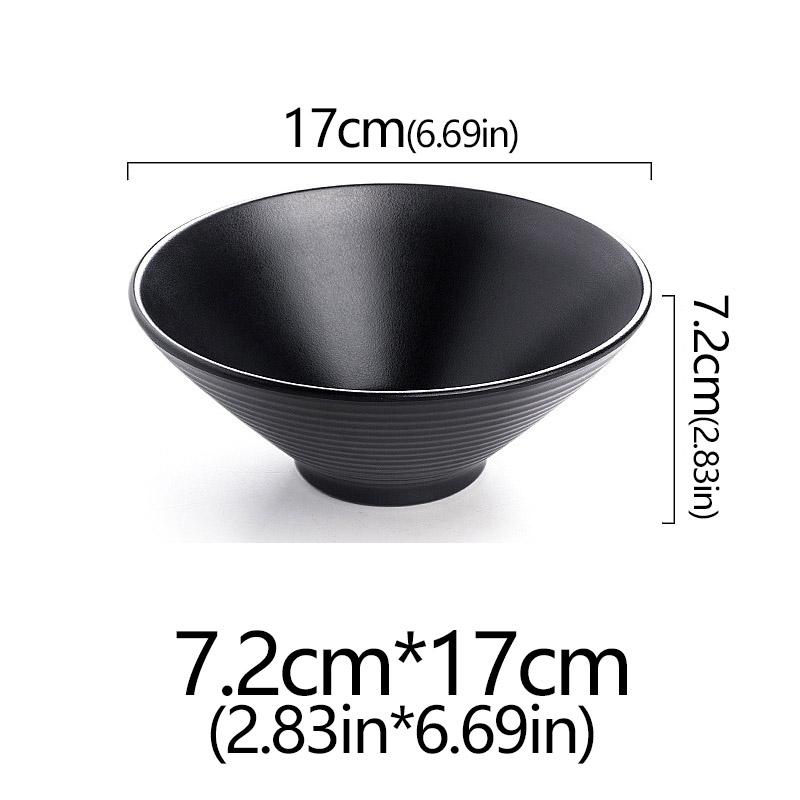 Матовая меламиновая миска для рамена, имитация фарфора, большая миска для лапши, термостойкая, миска для салата, супа, посуда для фаст-фуда