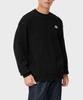 Dickies Французский терри Свободный Маленький вышитый логотип Круглый вырез Черный