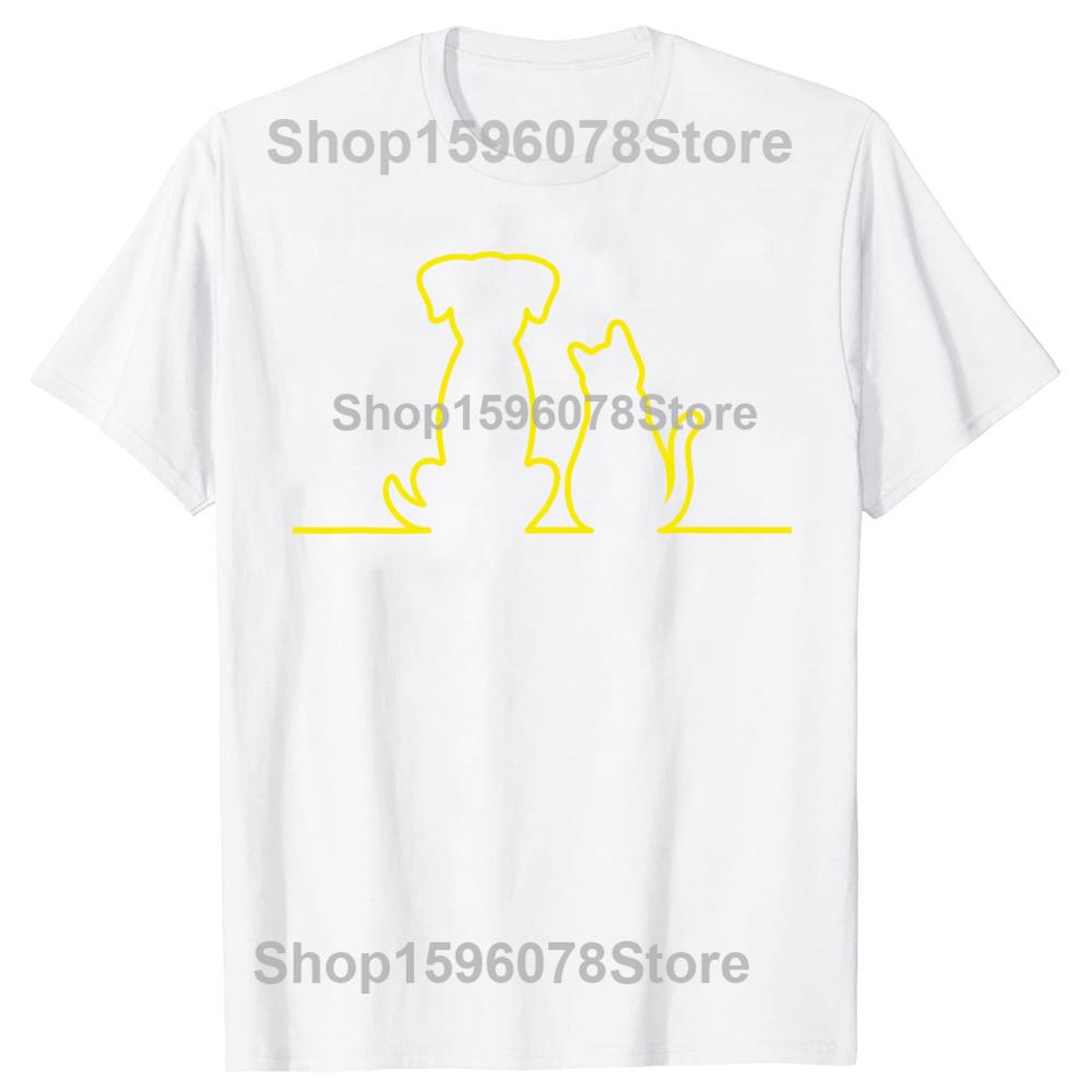 Funny Dog Paw Squad Parent Cute Cat Dog Tshirts Men Casual Tshirt 100 Cotton Loose Oversized Crewneck Collar Hip Hop T Shirt