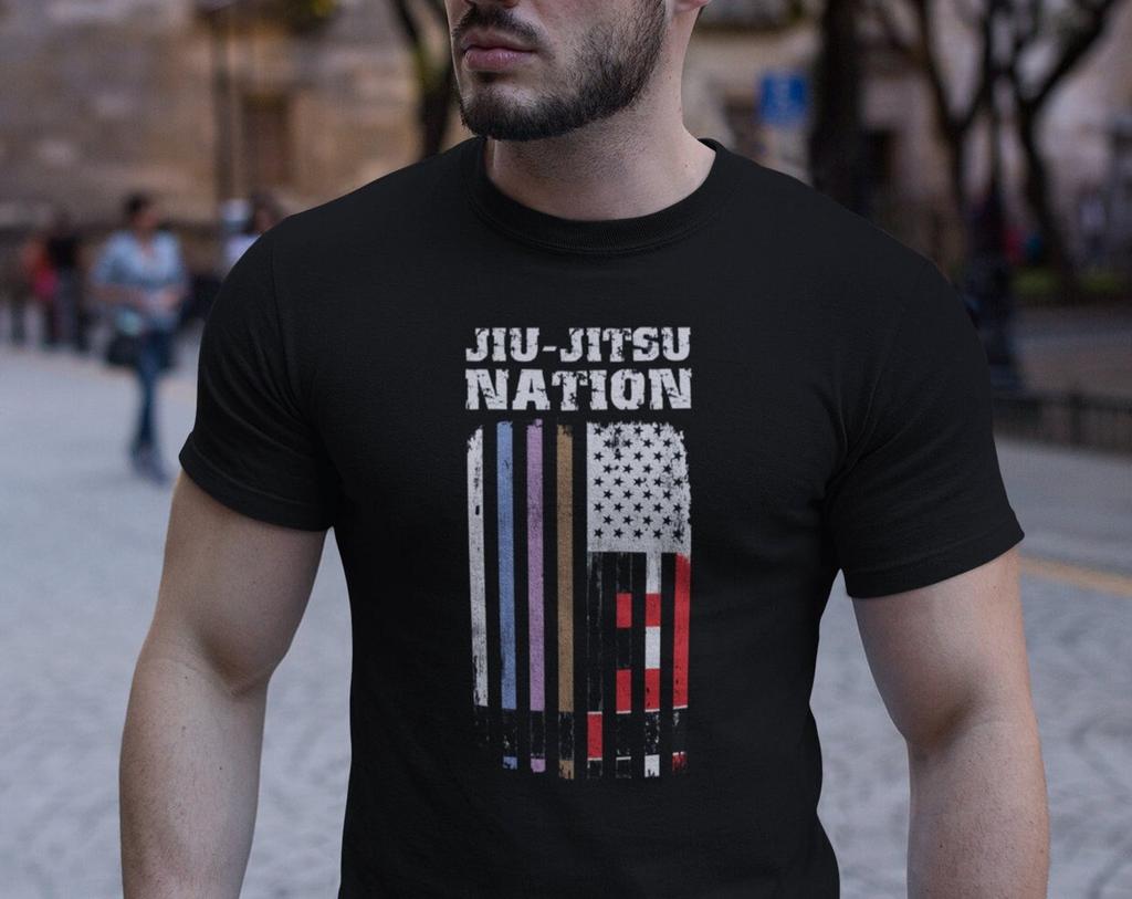 Brazilian Jiu-Jitsu T-Shirt: BJJ Nation Flag Tee