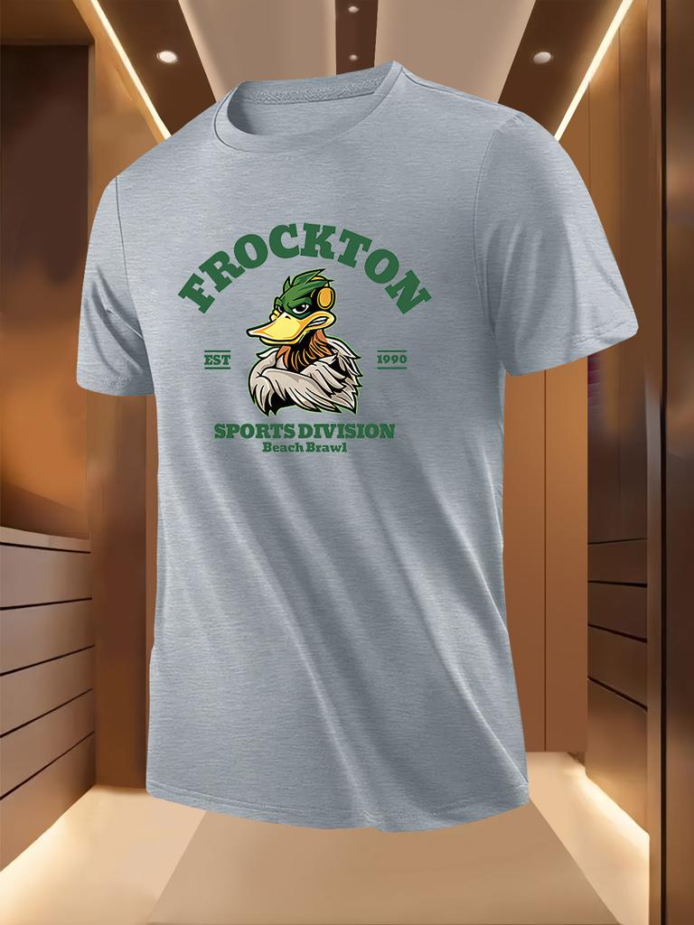Duck Team Print Tshirt - Breathable Lightweight Polyester