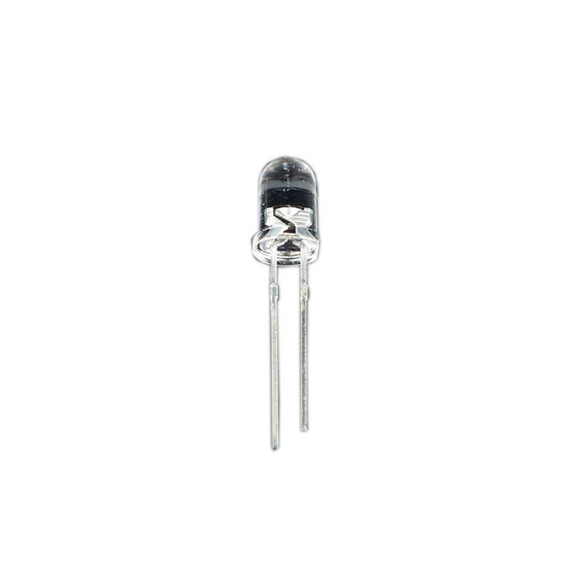 5mm High Brightness White LED Beads - Round Head Plug-in Indicator Lamps