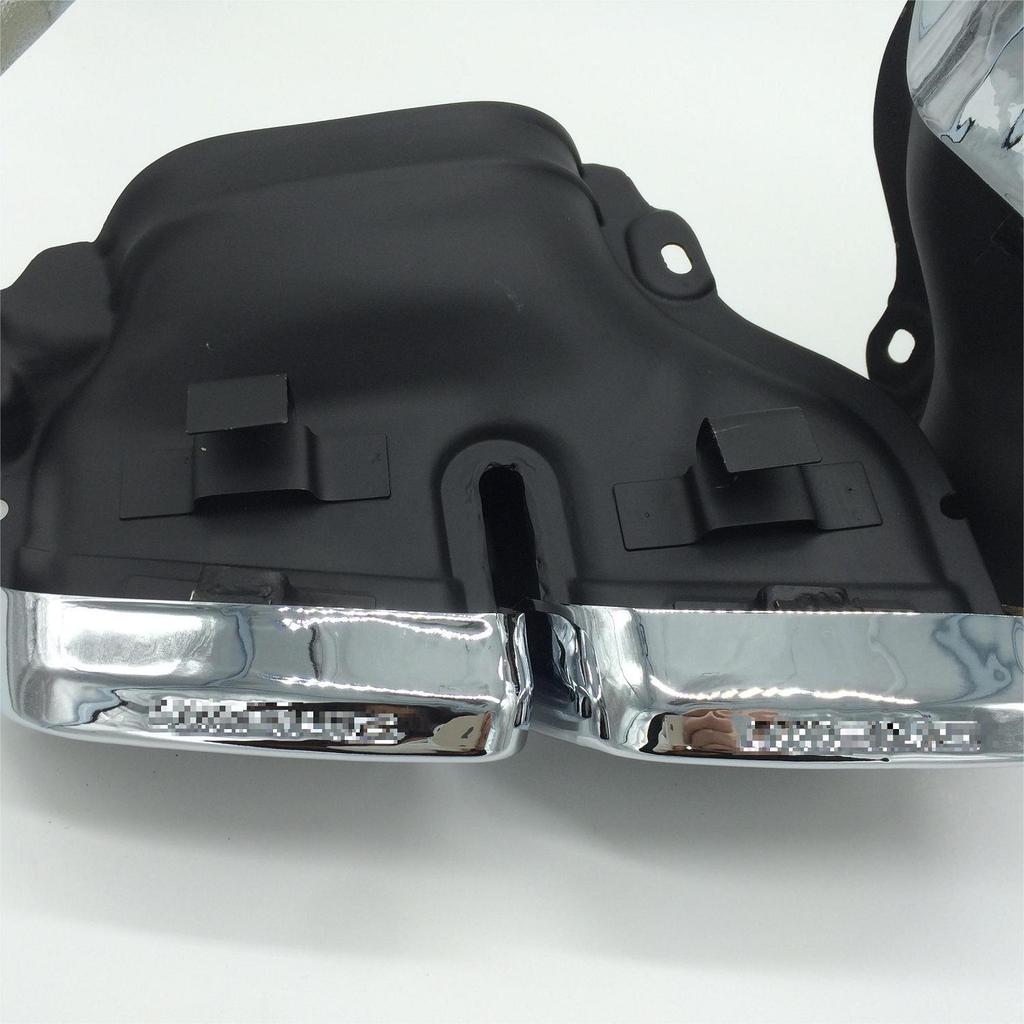 Нержавеющая сталь Квадро Выхлопной Глушитель и Насадки для Mercedes-Benz W212