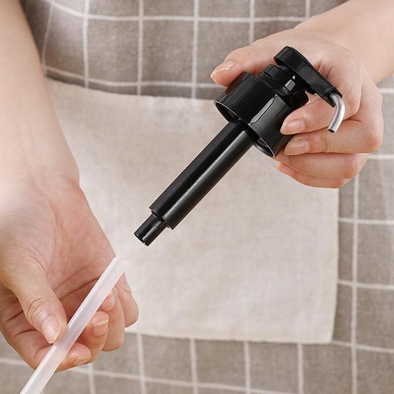Oyster Sauce Dispenser Jam Bottle Pump Tomato Ketchup Paste Nozzle Cooking Seasoning Oil Bottle Home Kitchen Tools