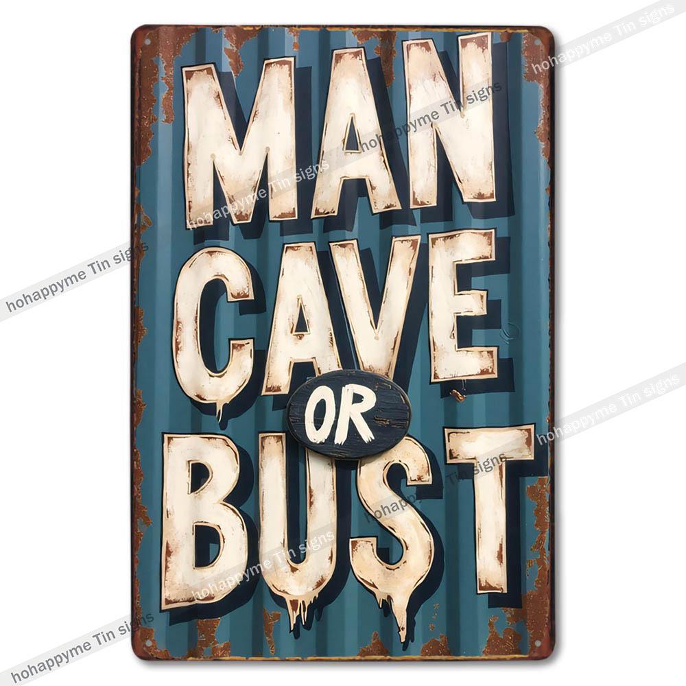 Retro Metal Tin Signs Man Cave Mom Karaoke Family Love Decor Wall Art Vintage Home Decoration