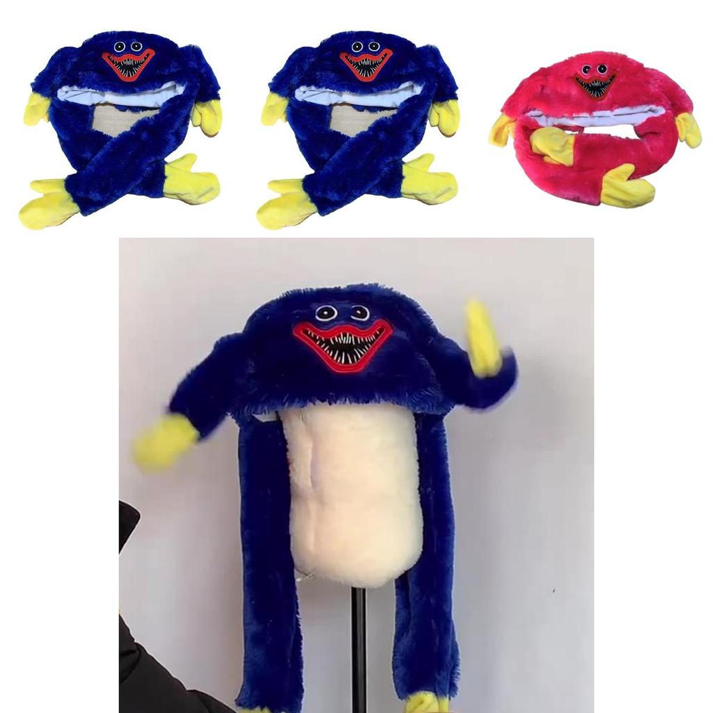 Многоцелевая Плюшевая Шапка Huggy Wuggy Шапка и Игрушка в Одном