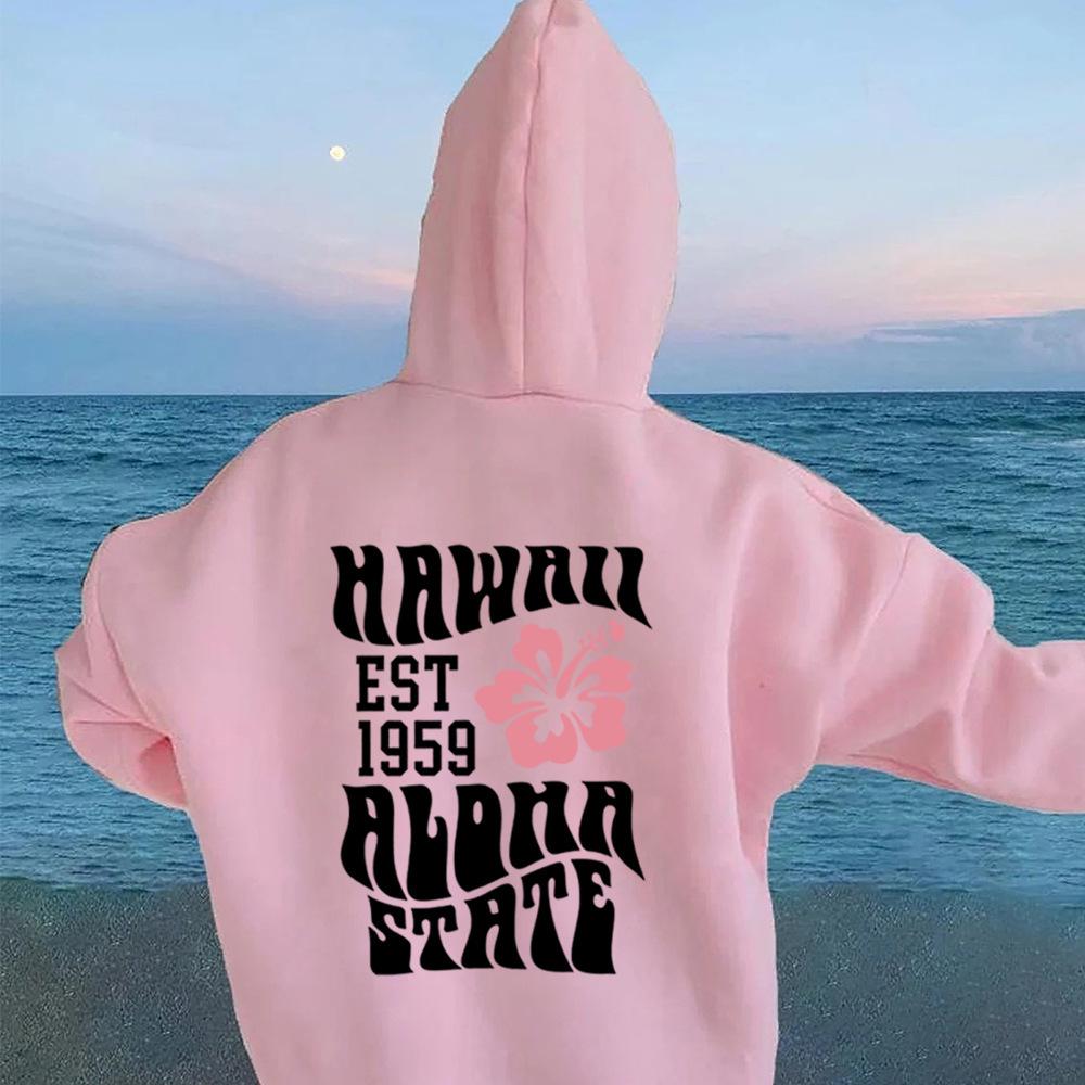 Толстовка Aesthetic Hawaii Hoodie Aloha State