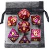 Игровые кости DND, ролевые игральные кости, набор кубиков для смешивания цветов с сумкой, 9 различных стилей, доступных для портативных игрушек, DND, RPG, TRPG, игры
