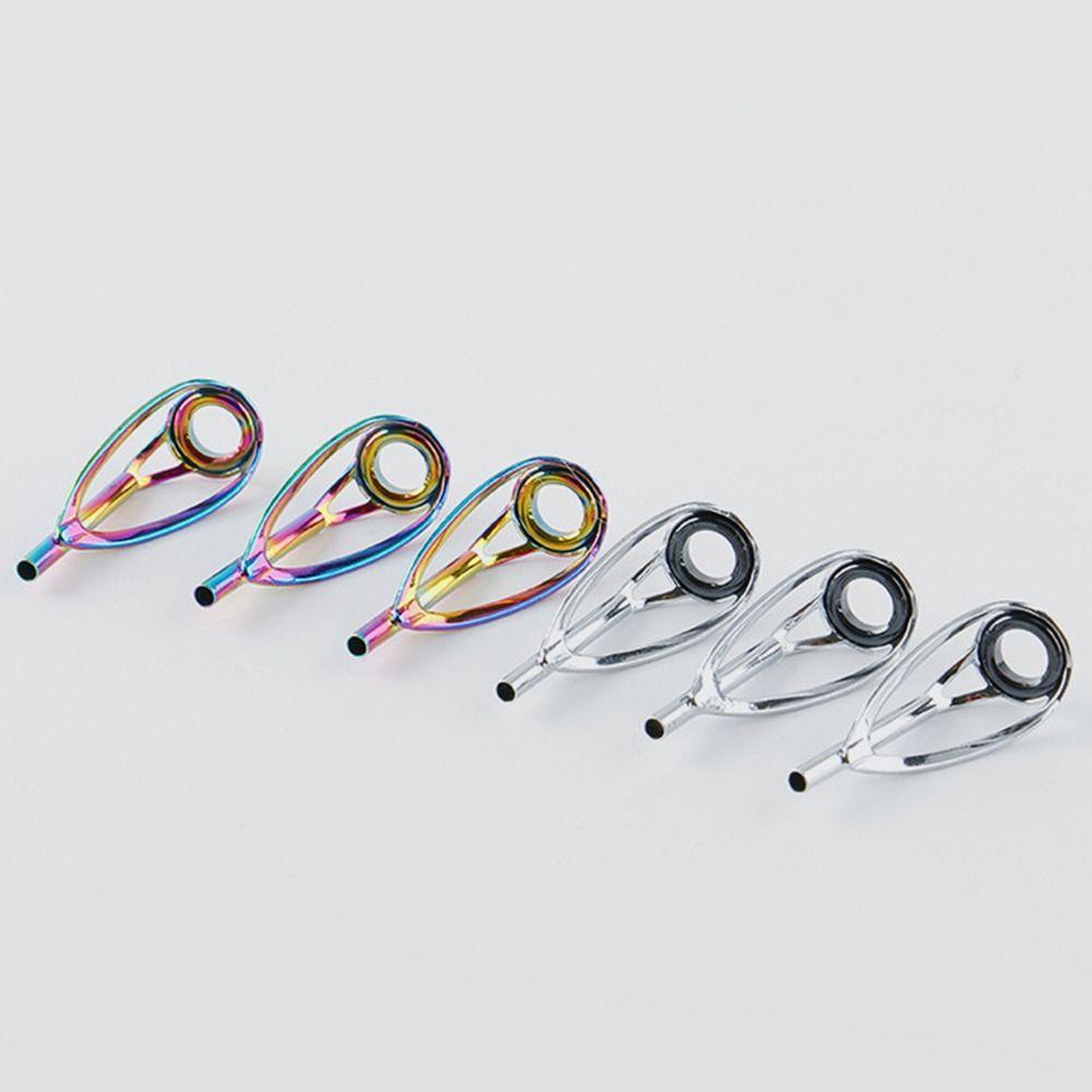 5Pcs Hot O Ring Oval Tackle Box Accessories Tip Repair Kit Fishing Rod Guide Eye Ceramic Ring