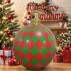 60cm Christmas Inflatable Decora Ball PVC Giant Big Large Balls Xmas Tree Decorations Toy Ball Without Light Ornament Balls