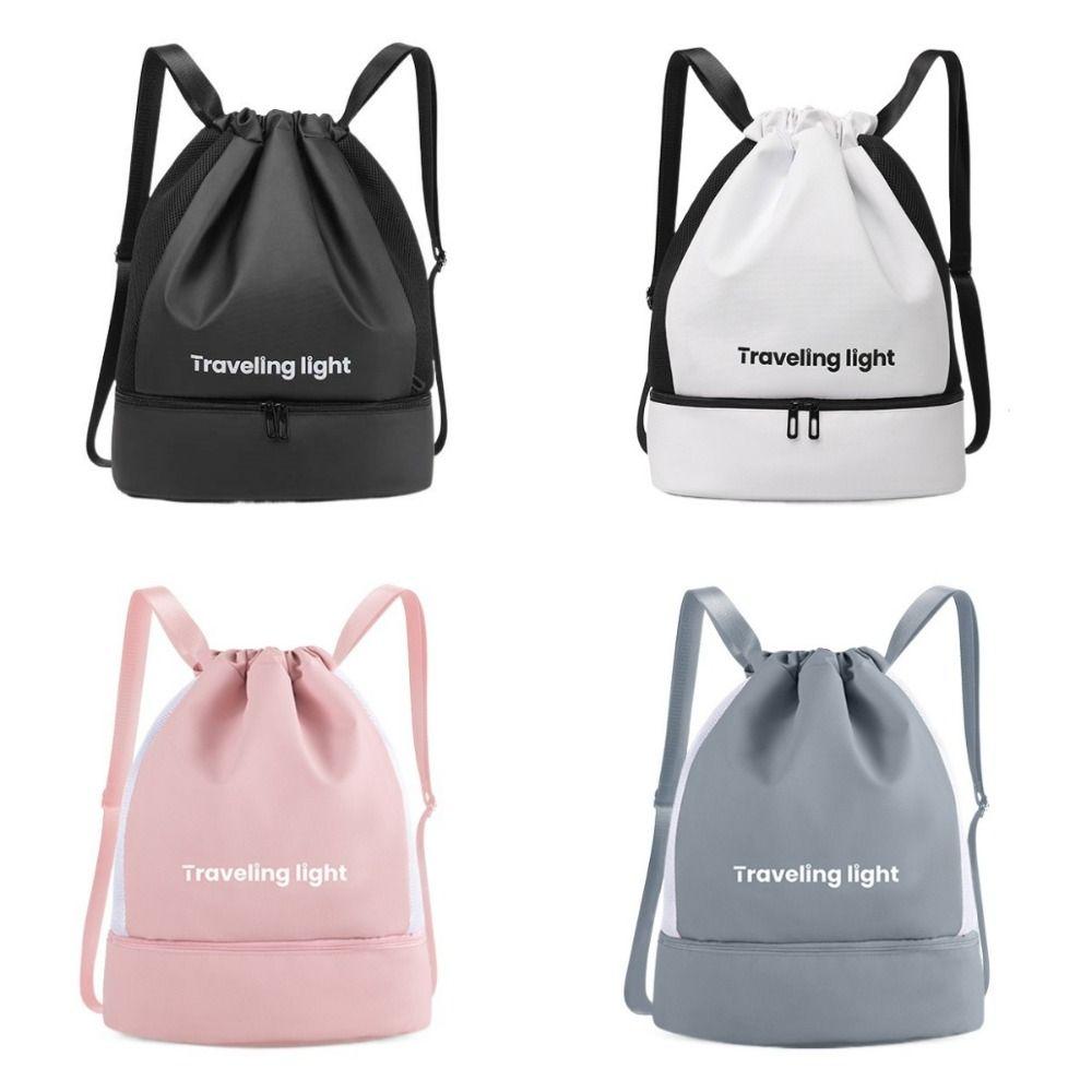 Waterproof Swimming Yoga Bag Independent Shoe Bag Sport Basketball Bag Travel Fitness Bag Women