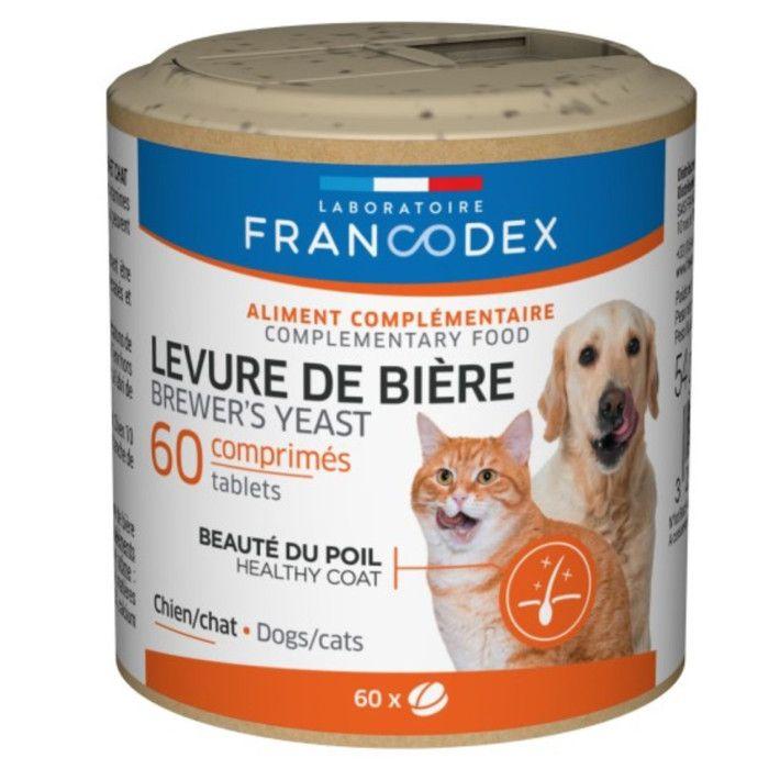 Levure de Bière Pour chiens et chats, boite de 60 comprimés - Francodex