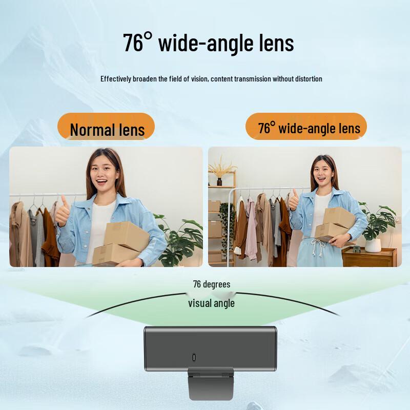 Lenovo WL62A 1080P HD Webcam with Microphone (CN version)