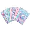 8pcs New Mermaid Theme Pocket Notebooks Stationery Tearable Coil Booklet Portable Mini Notepads
