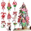 Simulated Candy Christmas Hanging  Candy Cane Soft Clay Christmas Lollipop Ornaments   Celebrate