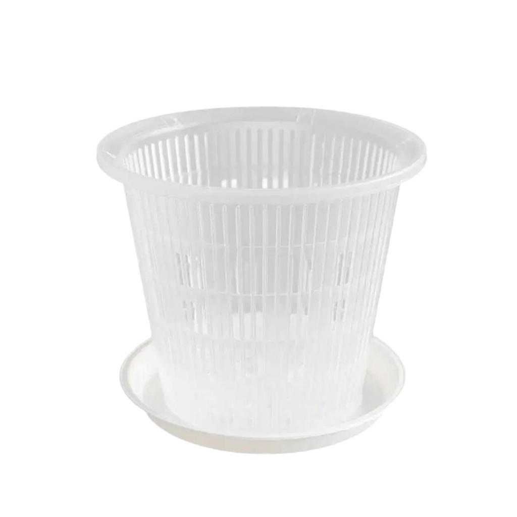 Planter Clear Pots with Holes Flower Planters for Dendrobium Slotted Orchids Transparent Net