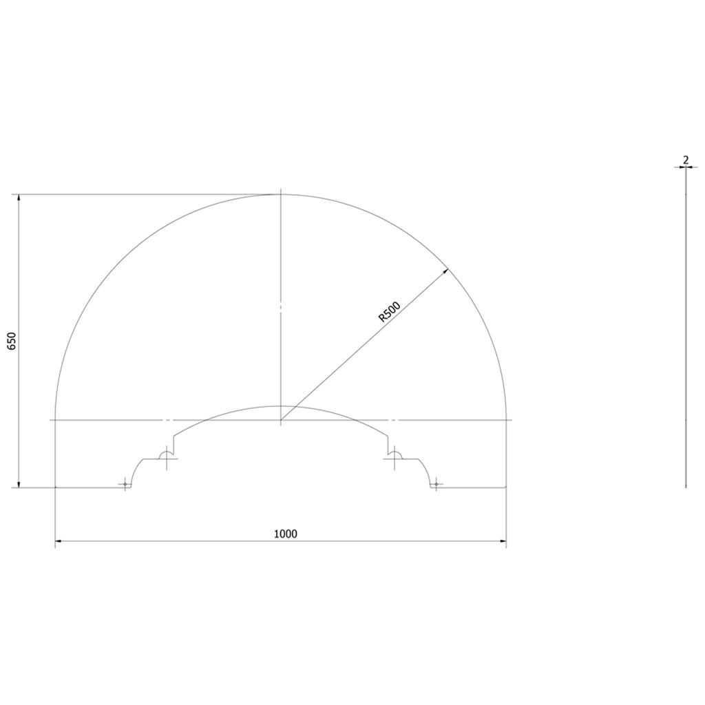 Steel log burner BJORN hearth plate
