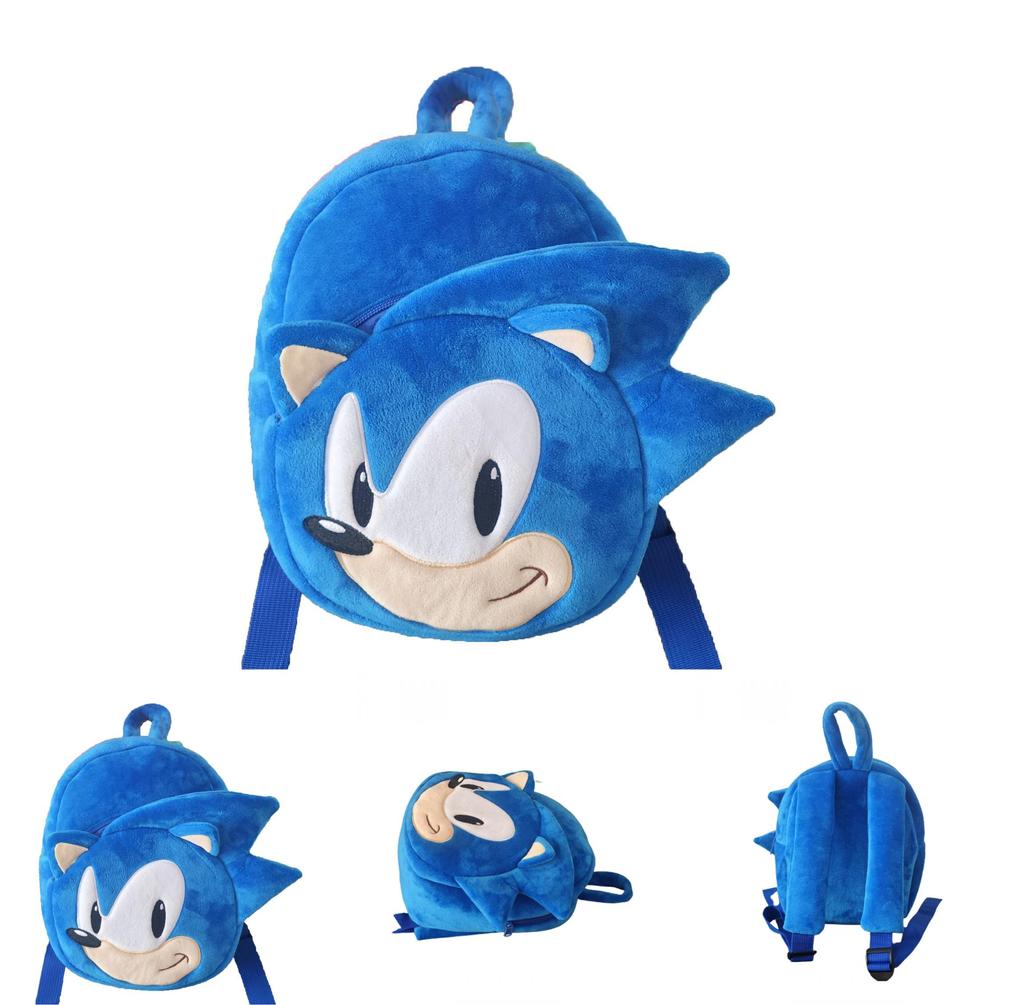 Sonic Plush Backpack Fun And Imaginative Bag For Boys And Girls