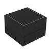 1Pc New Black PU Leather Watch Present Gift Display Case Bracelet Bangle Jewelry Storage Box