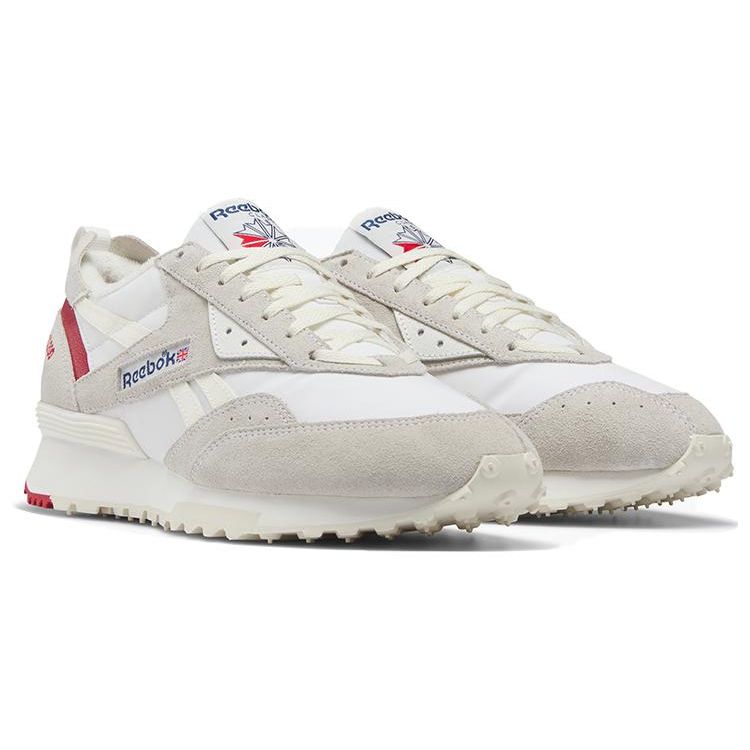 Reebok LX 2200 Chalk Flash Red Unisex Sneakers Cream Footwear-White HP7583