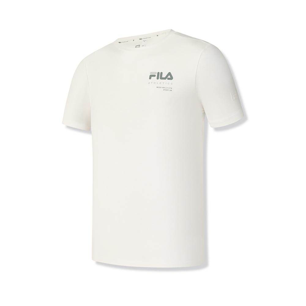 Fila Classic Versatile Casual Short Sleeve T-Shirt Men Tops A11M531116F-WT