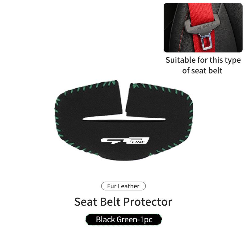 2PCS Car Seat Belt Anti Scratch Buckle Protector Cover Accessories For KIA gt gtline Xline ceed Forte RIO STINGER Seltos K3 K4 HP4
