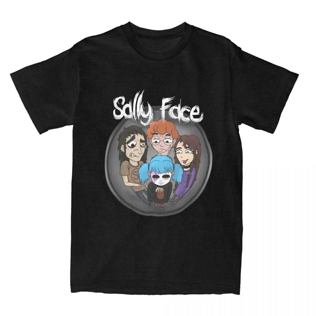 Men Women Sallyface Sal Fisher T-Shirt Apparel Hipster Sally Face T Shirts Tee Clothing Classic