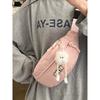 Japanese Ins Wind Breast Bag Women's Small Fresh Casual Versatile Messenger Bag Harajuku Simple College Student Travel Fanny Pack