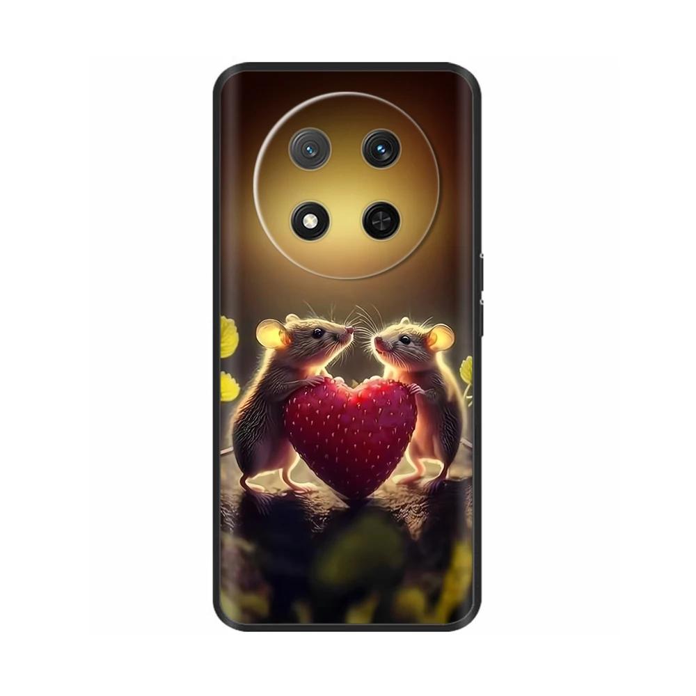 Чехол для Honor Magic7 Lite 5G Цветочный Мягкий Силиконовый Чехол Для Coque Honor Magic7 Lite Чехол Magic 7 Чехол для Телефона Magic7 Pro