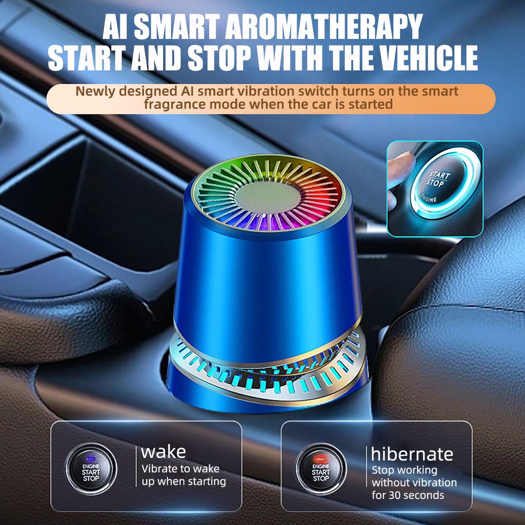 1 шт. Автомобильный интеллектуальный аромадиффузор для духов, украшения на приборную панель с эфирным маслом, устранение запаха, автомобильный аромадиффузор