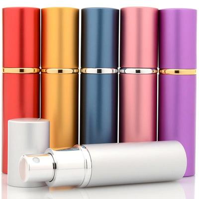 1 шт., 5 мл, 10 мл, высокое качество, многоразовый мини-распылитель для духов, распылитель, пустой стеклянный флакон для духов, алюминиевый распылитель, распылитель