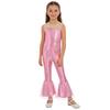 All-in-One Mermaid Halloween Outfit for Kids Girls: Playful Fish Scale Jumpsuit, Easy to Wear for Instant Transformation