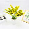 Epipremnum Aureum Simulated And Dasheen Leaves Potted Artificial Ornaments Plant