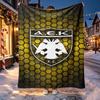 AEK Athens FC Pattern Blanket for Home Decoration, Bed, Sofa, Car Travel, Camping, Suitable for All Seasons, Birthday Christmas Gift
