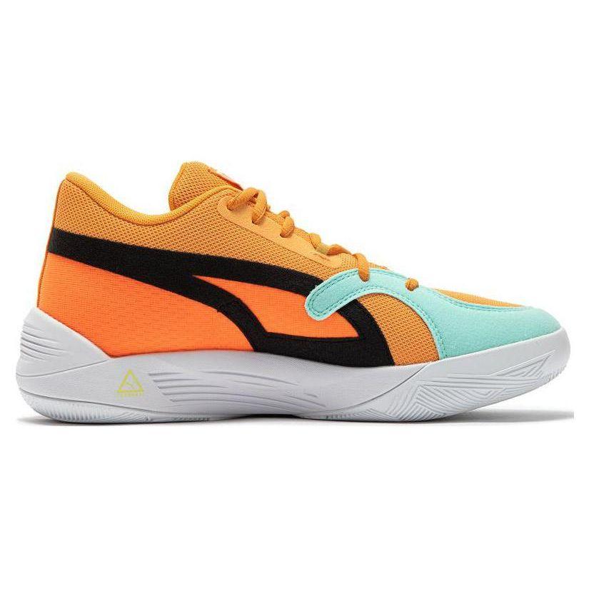 Puma Trc Blaze Court Fashion Versatile Non-Slip Durable Low-Top Basketball Shoes Men Sneaker Orange 376582-23
